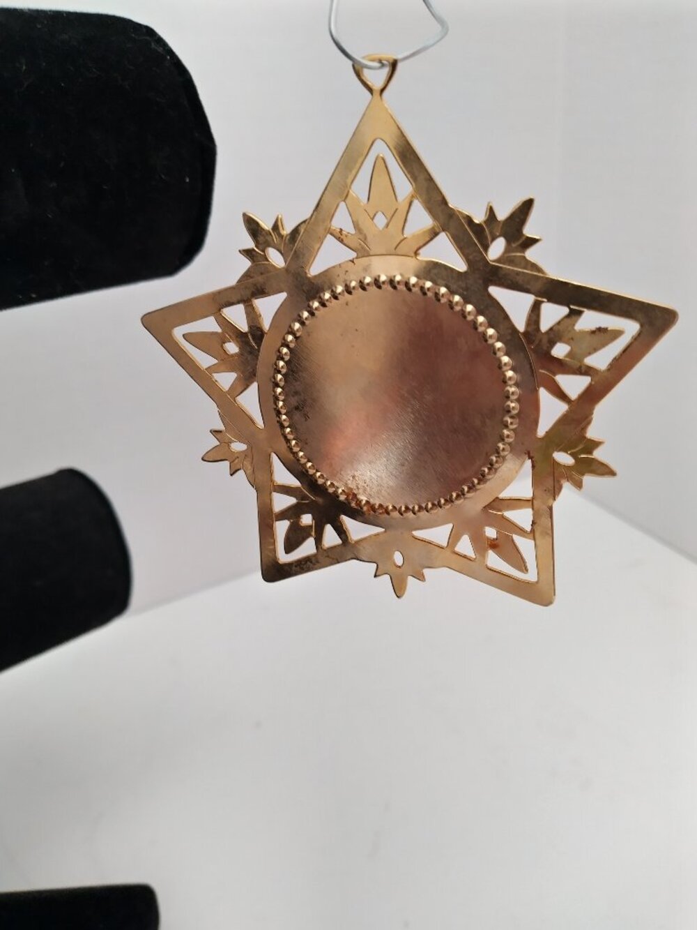 Vintage 1977 Lilikins Metal Xmas Star Ornament